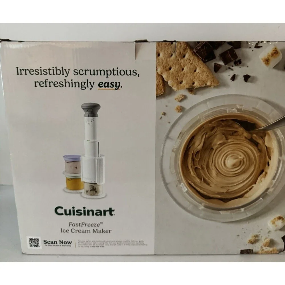 Cuisinart Fast Freeze Ice Cream Maker. New